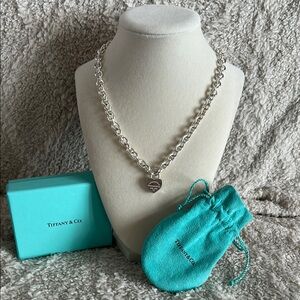 Tiffany & Co. Silver Heart Necklace